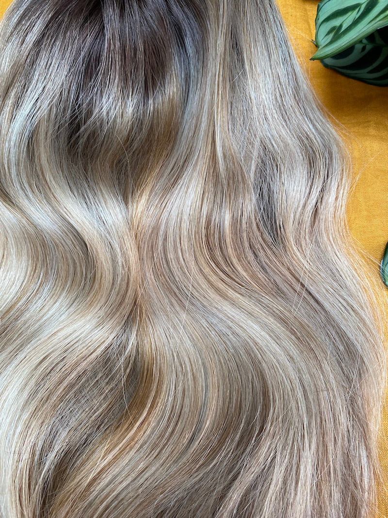 Freya | 16-19" | 100% Remy Human Hair | Hand-Tied Silk Top Wig | M Cap Size