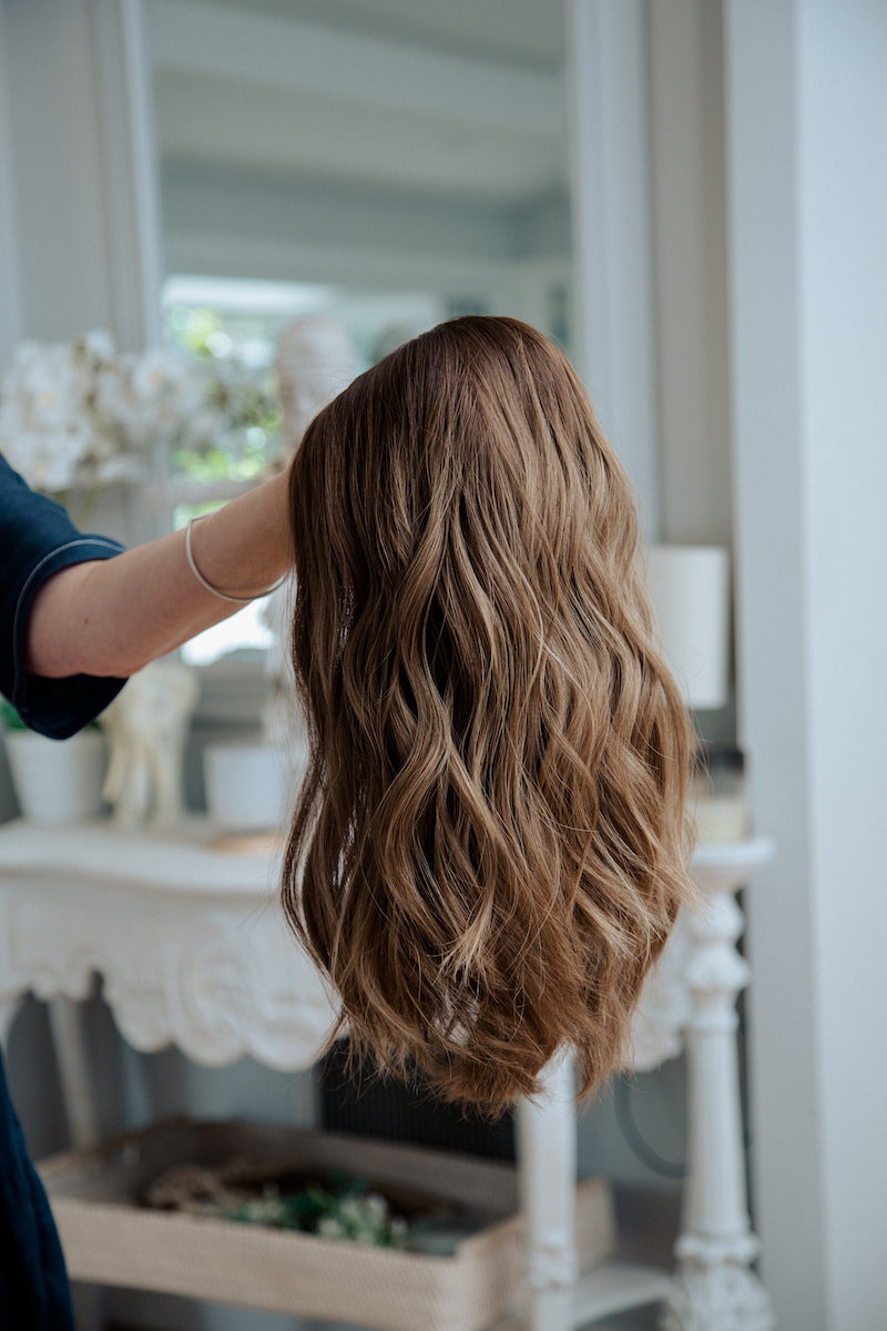 Remy Human Hair Wig – Salted Caramel Balayage | Luna
